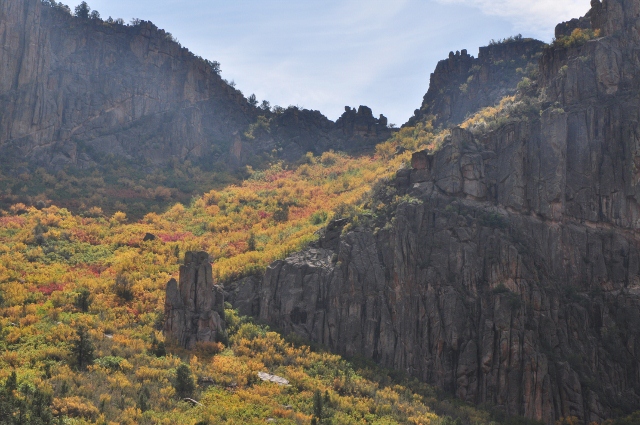 the fall colors along Highway 141